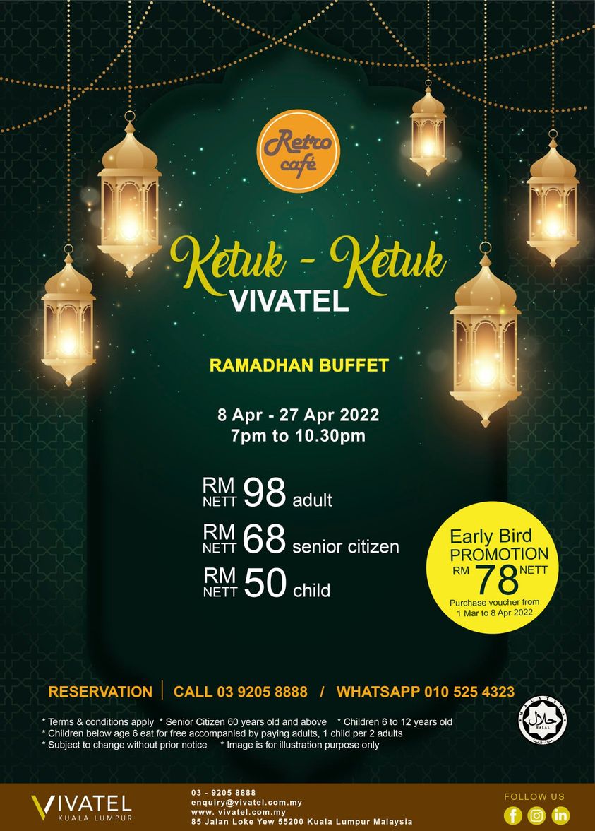 Early Bird BUFFET RAMADHAN 2022 [Cara Dapatkan Buffet Hotel Murah