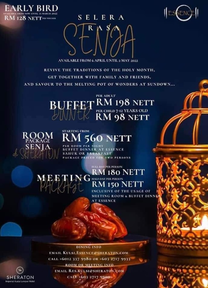 Early Bird BUFFET RAMADHAN 2022 [Cara Dapatkan Buffet Hotel Murah